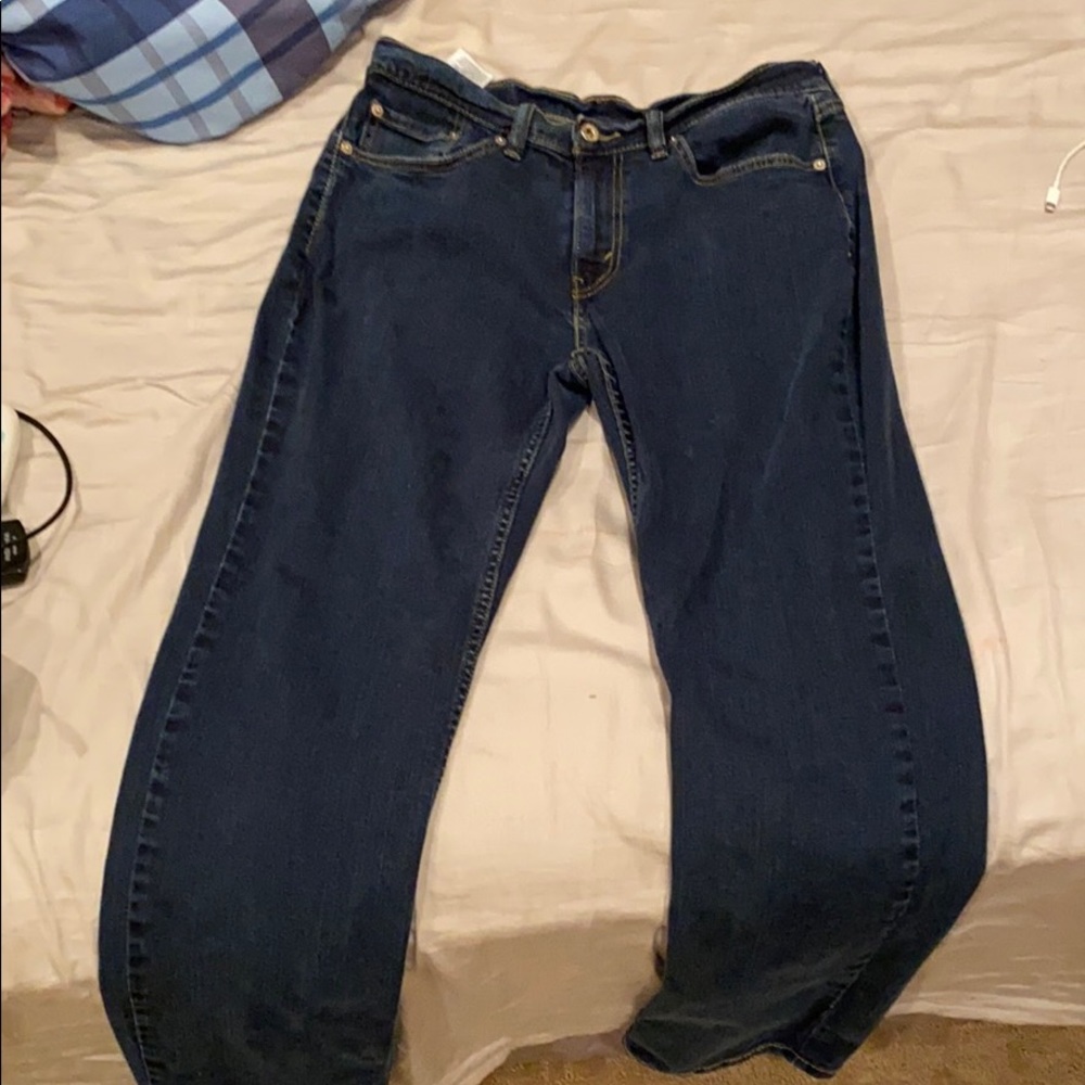 Navy blue Levi jeans